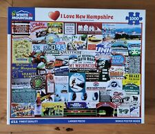 I Love New Hampshire - Rompecabezas White Mountain - ¡1000 piezas completas! segunda mano  Embacar hacia Mexico