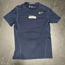 Nike T Shirt Hyper cool Blue Seattle Seahawks NFL Football for sale  Shipping to South Africa