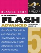 Flash 5 Advanced for Windows and Macintosh: Visual Q by Chun, Russell 0201726246, usado segunda mano  Embacar hacia Argentina