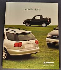 2000 suzuki brochure for sale  Olympia