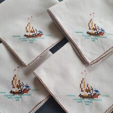 Set vintage napkins for sale  PERTH