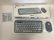 Logitech PEBBLE 2 COMBO Bluetooth Teclado Inalámbrico Mouse para Mac 920-012202 segunda mano  Embacar hacia Argentina