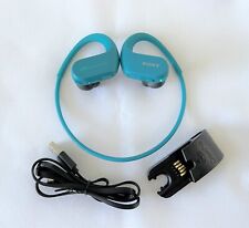 Used, Sony NW-WS413 4GB Walkman Headphone Wearable Sports MP3 Player Blue (READ) 1.1 for sale  Shipping to South Africa