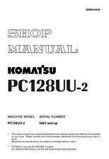 Manual de oficina de escavadeira hidráulica compatível com KUMATSU PC128UU-2 (5001 ou superior) comprar usado  Enviando para Brazil