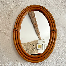 Miroir rotin ovale d'occasion  Montpellier-