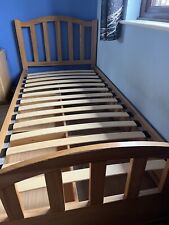 bed single frame solid oak for sale  DUNSTABLE