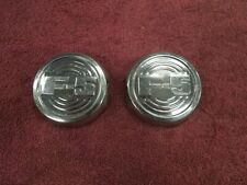 1952 Ford Truck  " F-5 " Set/2 Side Hood Emblems NICE Originals for sale  Shipping to Canada