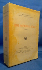 Silvio Pivano, Albori costituzionali d'Italia (1796) Bocca 1913. Giuridica comprar usado  Enviando para Brazil