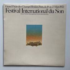 Festival international 1972 d'occasion  France