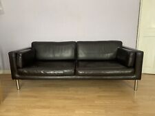 ikea leather sofa for sale  DAGENHAM