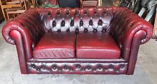 Leather chesterfield seater for sale  SWANSEA