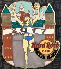 Pin Hard Rock Cafe BARCELONA 2017 MARATHON RUNNER Venezian Towers LE 250 #93517 comprar usado  Enviando para Brazil