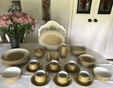 Denby Langley -England -Stoneware  ODE - Dinnerware - 5 Pc -6 Place Setting + for sale  Shipping to Canada