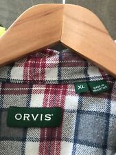 Orvis check flannel for sale  WATFORD