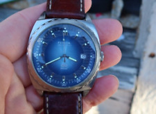 RARO Relógio de Pulso Masculino Vintage Azul Fóssil AM-3677 Data Colecionável LOOK NR comprar usado  Enviando para Brazil