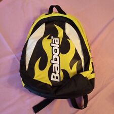 Mochila BABOLAT tênis e raquete esportiva amarela preta branca bolsos acolchoados 16" comprar usado  Enviando para Brazil