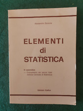 Elementi statistica alessandro usato  Roma