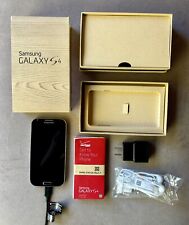 Teléfono celular Samsung Galaxy S4 Verizon negro en caja - desbloqueado y restablecido de fábrica, usado segunda mano  Embacar hacia Argentina