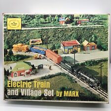 Vintage Marx 4341 Electric Train & Village Set - WORKS, used for sale  Shipping to South Africa