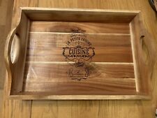 Wooden serving tray for sale  WELLINGBOROUGH