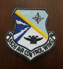 Vintage 552d Air Control Wing hook and loop patch AWACS CRC E-3 Sentry for sale  Shipping to South Africa
