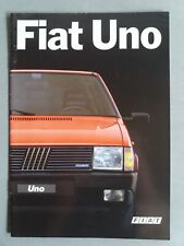 Fiat uno prospekte gebraucht kaufen  Pfaffenwlr.,-Marb., O'eschach
