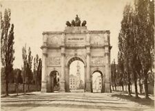 Fotografia com estampa de álbum Siegestor Victory Arch Munchen c1880 Alemanha comprar usado  Enviando para Brazil