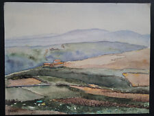 Aquarelle paysage provencal d'occasion  France