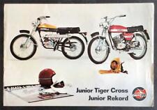 Folheto de vendas GARELLI Junior Tiger Cross/Junior Rekord ciclomotor c1975 multilíngue comprar usado  Enviando para Brazil