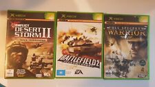 Pacote de jogos Xbox 3 Battlefield 2 Conflict Desert Storm 2 guerreiro espectro total comprar usado  Enviando para Brazil