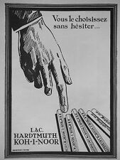 Publicité 1927 hardtmuth d'occasion  Compiègne