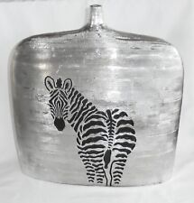 Silver vase black for sale  Sun City