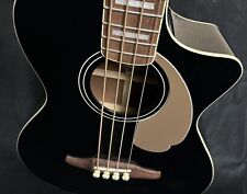 BAIXO ACÚSTICO/ELÉTRICO FENDER KINGMAN CALIFORNIA SERIES - Preto comprar usado  Enviando para Brazil