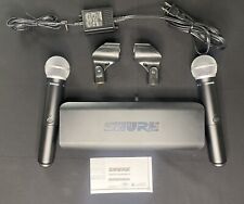 Shure BLX288E/SM58 Wireless Dual Vocal System with Transmitters Band J11 - Black for sale  Shipping to South Africa