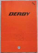 1979 volkswagen derby for sale  DARWEN
