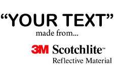 Scotchlite reflective letterin for sale  MANCHESTER