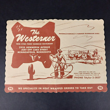 Vtg 1950s westerner for sale  Schofield