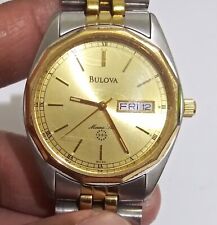 Usado, Relógio de pulso masculino Bulova Marine Star 9OC64 quartzo data dia comprar usado  Enviando para Brazil