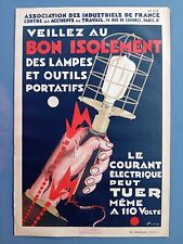 Ancienne affiche isolation d'occasion  France
