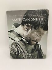 American Sniper Blu-ray DVD 2 discos Steelbook Bradley Cooper Clint Eastwood Irak segunda mano  Embacar hacia Argentina