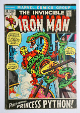 Invincible Iron Man 50 1972 de Marvel Comics 9/72, primera serie, 20 ¢ cubierta Ironman segunda mano  Embacar hacia Argentina