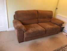 Sofa seater tan for sale  TRING