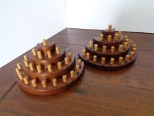 Used, thimble display wooden  rack shield x 2 for sale  SLEAFORD