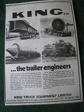 King trailer engineers for sale  Shipping to Ireland