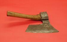 19th c Antique Rare Primitive Wrought Hewing Goosewing Bearded broad Axe Hatchet for sale  Shipping to Canada