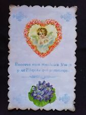 Cartolina angelo cuore usato  Italia