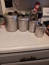 Vintage aluminum canisters for sale  Burtrum