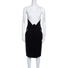 Zuhair Murad Monochrome Colorblock Lace Insert Sleeveless Dress S for sale  Shipping to South Africa