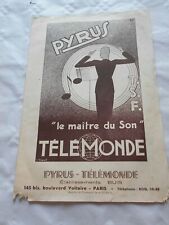 Vintage catalogue radios d'occasion  Expédié en Belgium