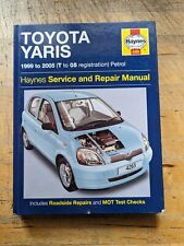 Toyota Yaris (Petrol) 1999-2005 Haynes Workshop Manual for sale  Shipping to South Africa